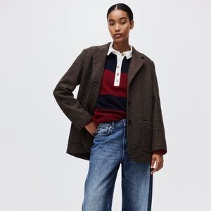 h&m Brown Houndstooth Blazer
never worn 
size s